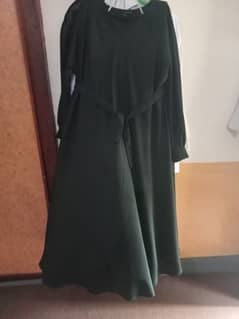 New abaya bottle green clr 56 size