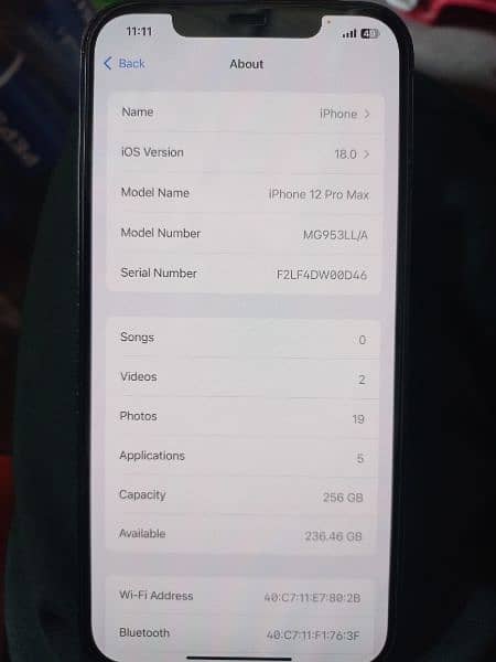 iphone 12 Pro Max Jv 256GB 6