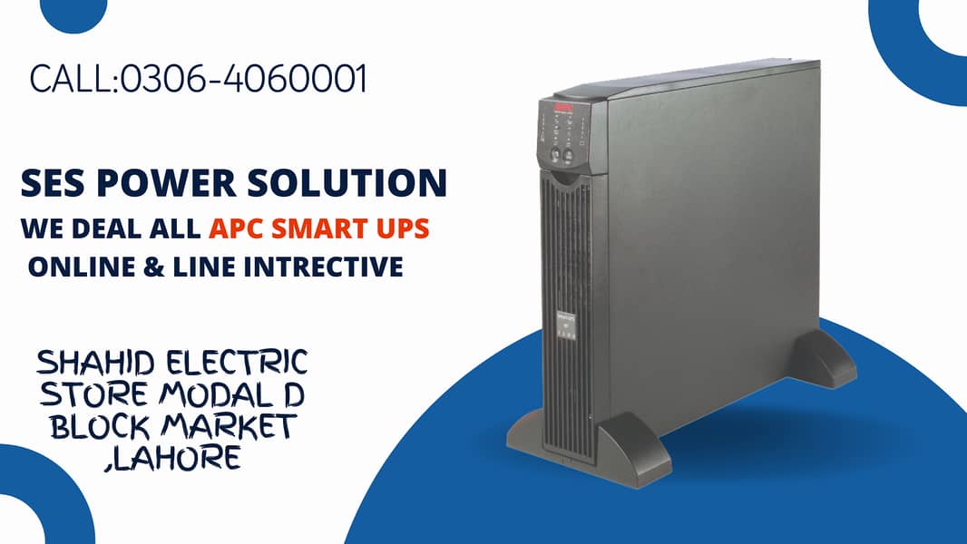 Apc smart ups SRT 3kva WITH INTERNAL BATTERIES 4