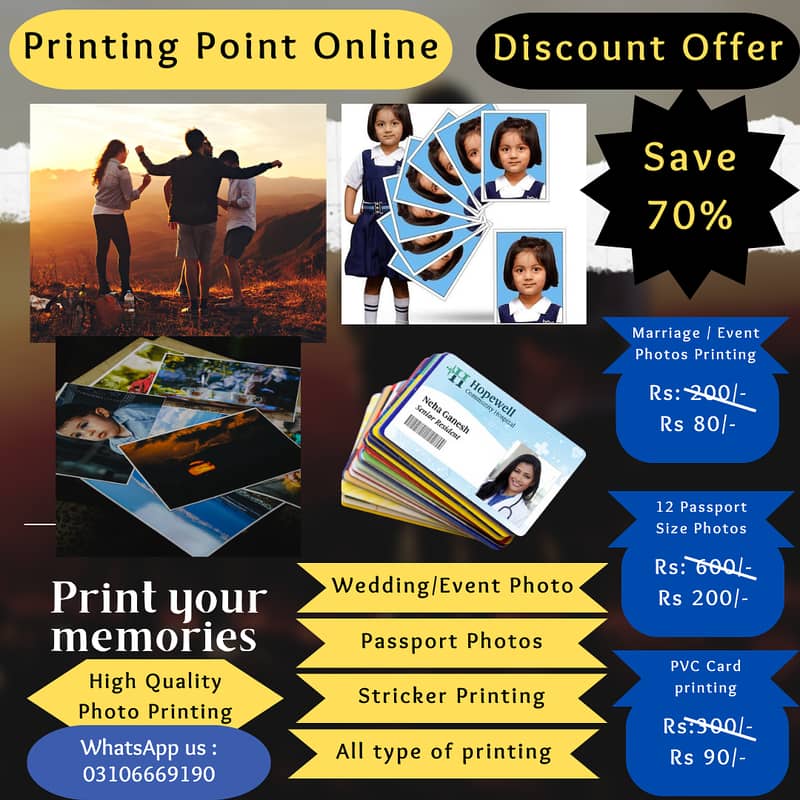 All type of printing services - Business Cards, posters and much more 3