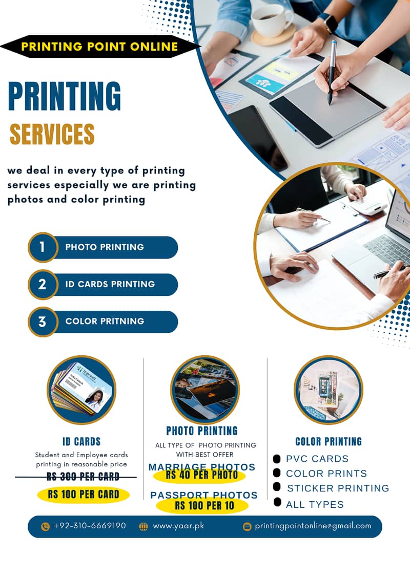 All type of printing services - Business Cards, posters and much more 4