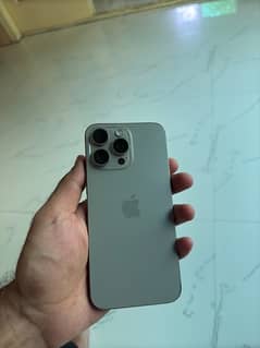 Iphone 15 pro MAX 256GB PTA approved Natural titanium