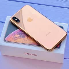 iPhone XS MAX GOLDEN WATER PACK WITH COMPLETE BOX