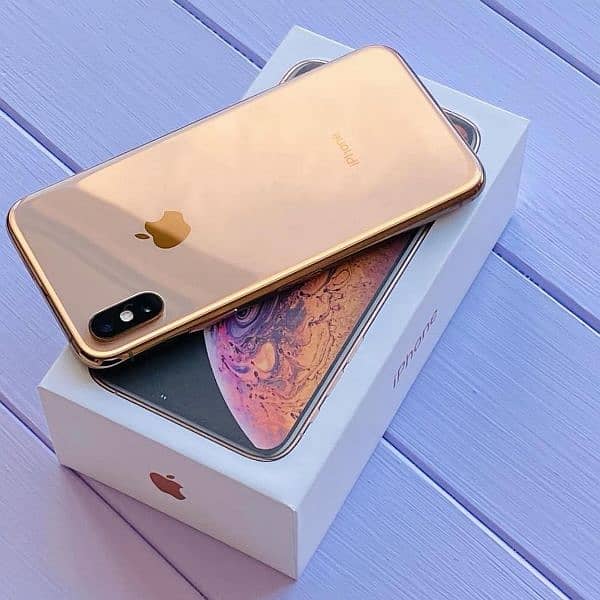 iPhone XS MAX GOLDEN WATER PACK WITH COMPLETE BOX 2