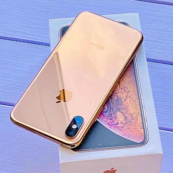 iPhone XS MAX GOLDEN WATER PACK WITH COMPLETE BOX 3