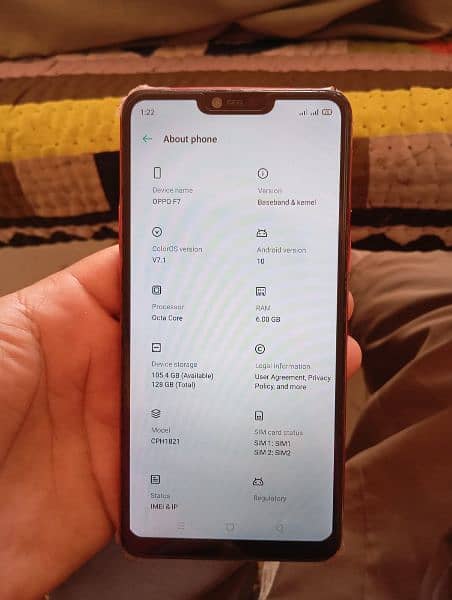 Oppo F7 6+128 exchange passabil 2