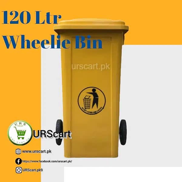 dustbin/mop trolley with wringer 1