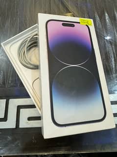 iPhone 14projv 256gb 86 health 10/10with box cable 0