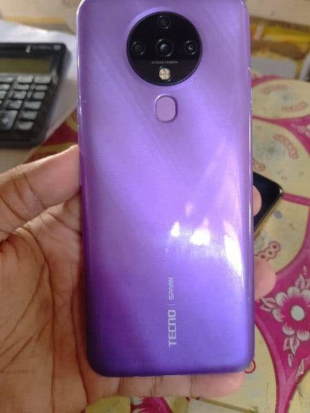 Tecno spark 6 4gb 64gb good condition full orgnal with box charger 4