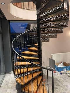 Haevy duty stair case and rilling