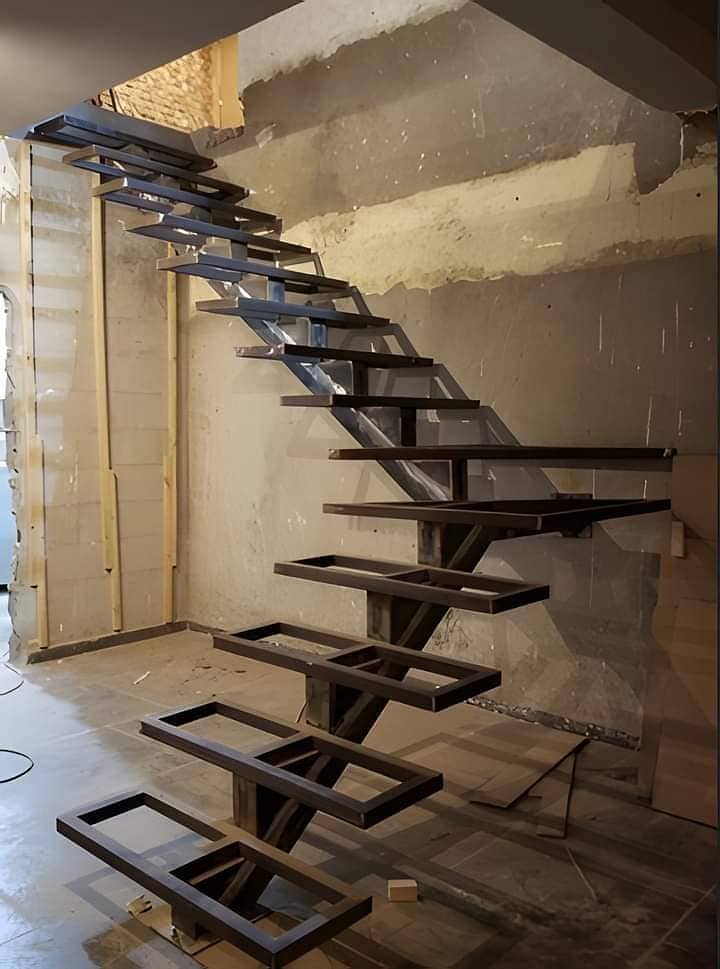 Haevy duty stair case and rilling 11