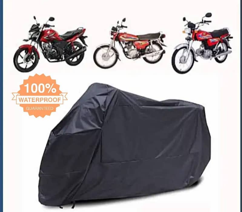 1 Pc Parachute Waterproof Motorbike Cover 0