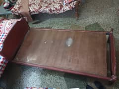 Single Wooden Bed for Sale-8.5/10 Condition, 5000/- (Price Negotiable)