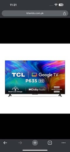 TCL LED 50”