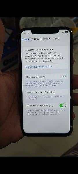 Iphone X NON PTA batter 74 panel change face id not working 64gb 4