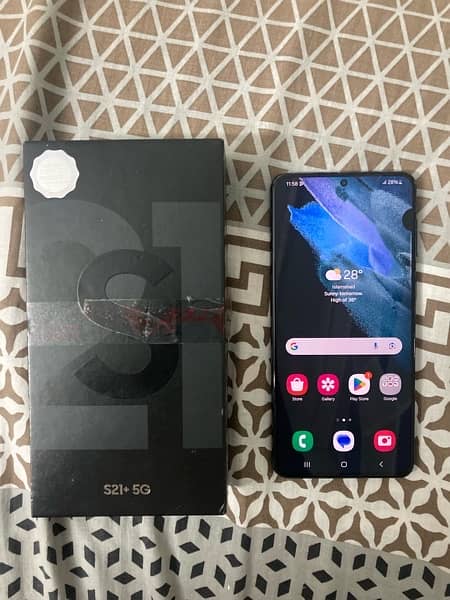 Samsung S 21 + ,official Pta approved dual physical + e sim ,8/256 9