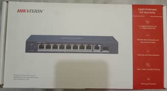 HIKVISION 8 Port Gigabit Unmanaged POE Switch