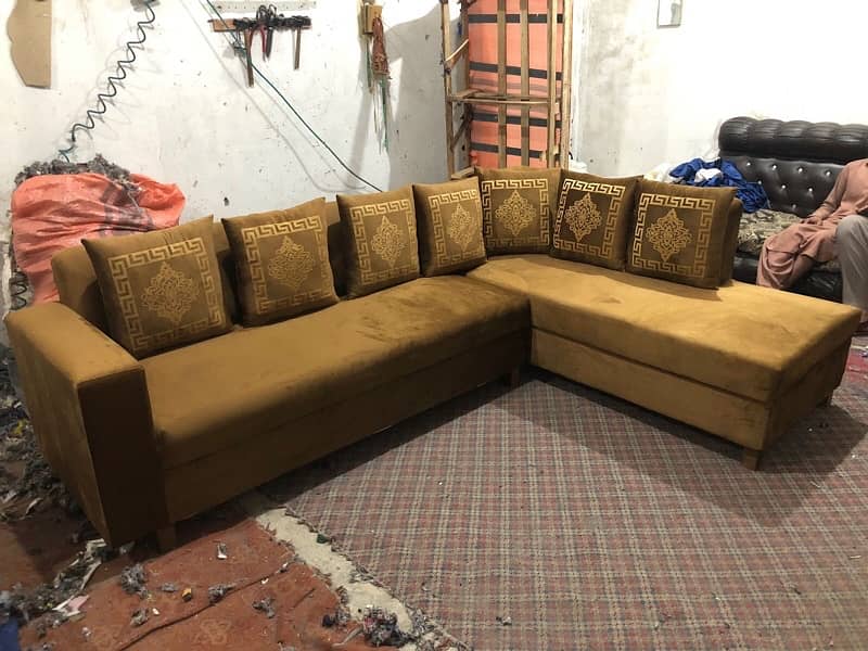 Sofa set / L shape sofa / 5 seater / l shape sofa / Tv lounge sofa set 10