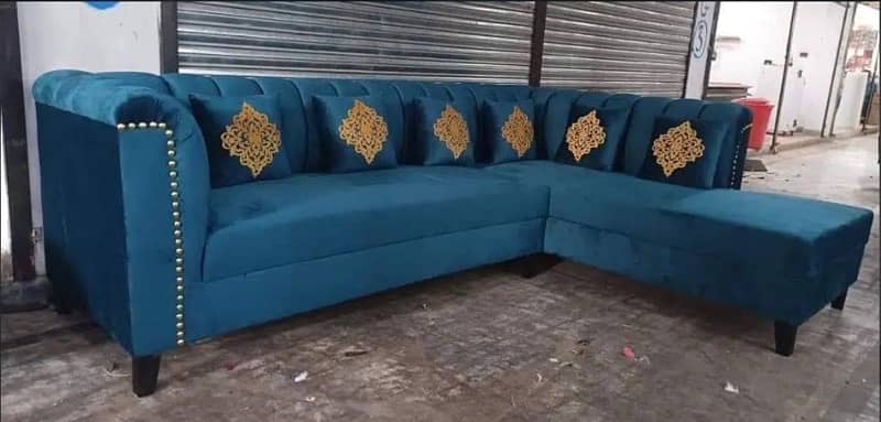 Sofa set / L shape sofa / 5 seater / l shape sofa / Tv lounge sofa set 16