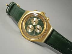 SWATCH IRONY CHRONOGRAPH  GOLDEN GREEN 47mm