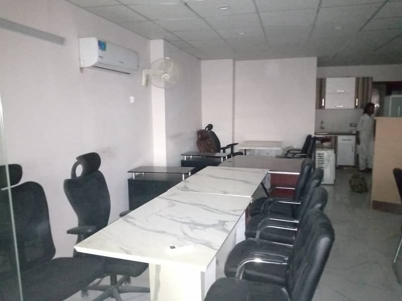 Furnished office for rent in bahria town Karachi 4