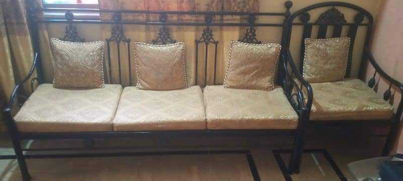 iron sofa set 3