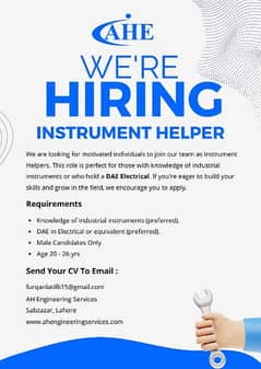 INSTRUMENT HELPER REQUIRED 0