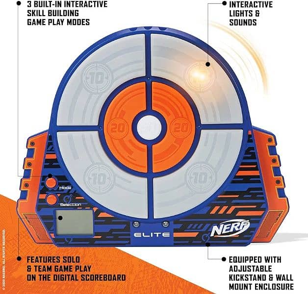 NERF Elite Electronic Digital Target + nerf elite 2