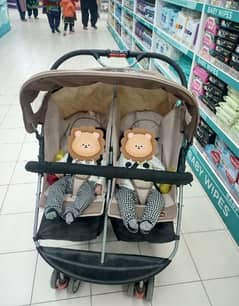 Double Stroller/Pram for Twins