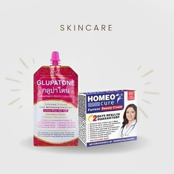 Glupathone and Homeo Cure Whitening Deal,Pack of 2 2