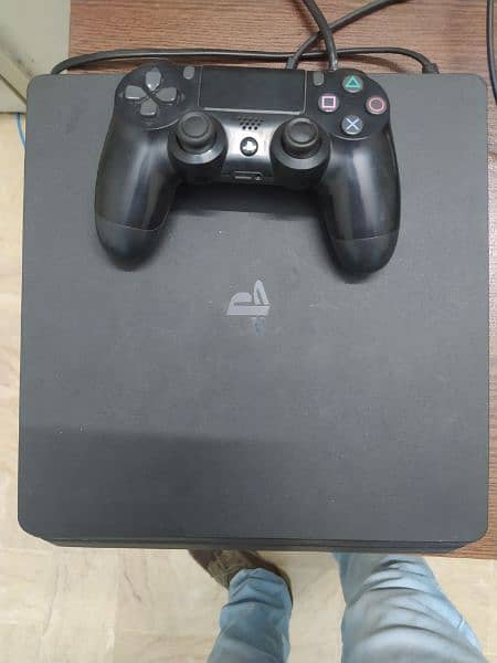 ps4 playstation 4 slim 500 gb with box and original controller 1