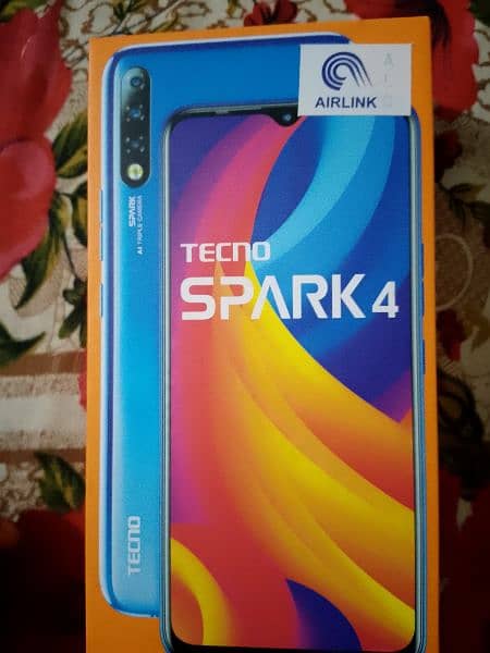 Techno spark 4  (3 32) blue color 8