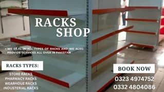 Racks / Store Racks / pharmacy Racks / Wearhouse Racks / wall racks