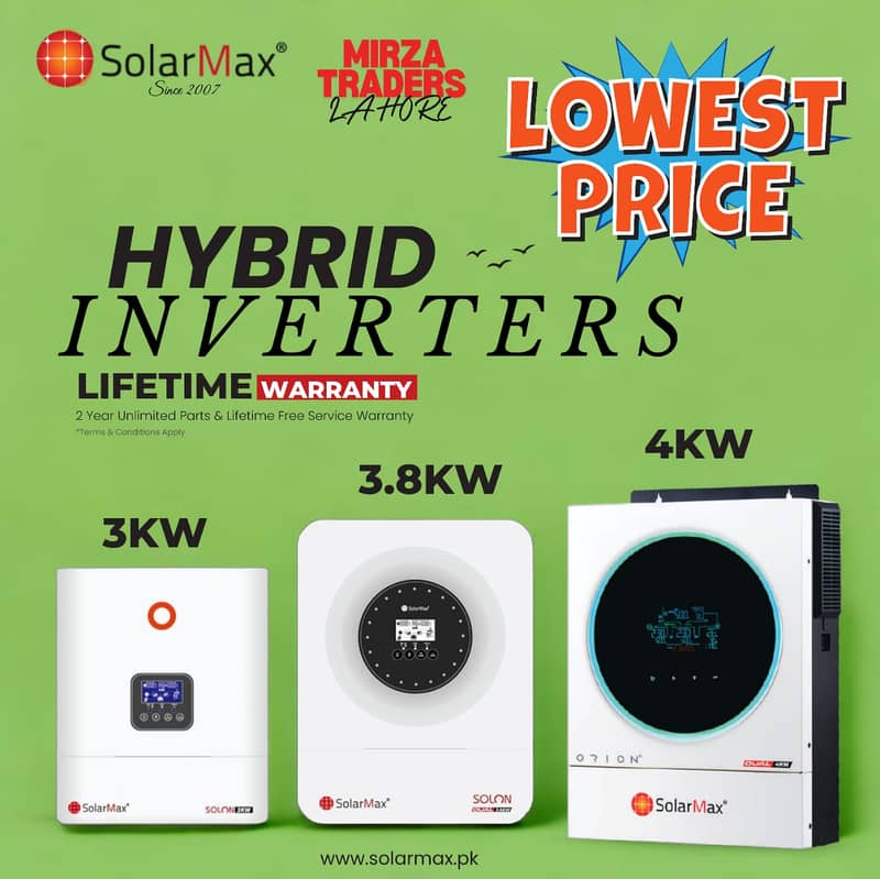 3kw hybrid solar inverter pv4000+ 0