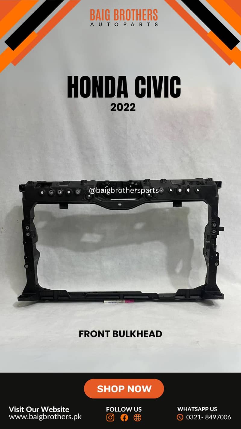 Haval H6 Hrv Door Glass Digi Shock Grill Radiator Bulkhead Bumper Drl 8