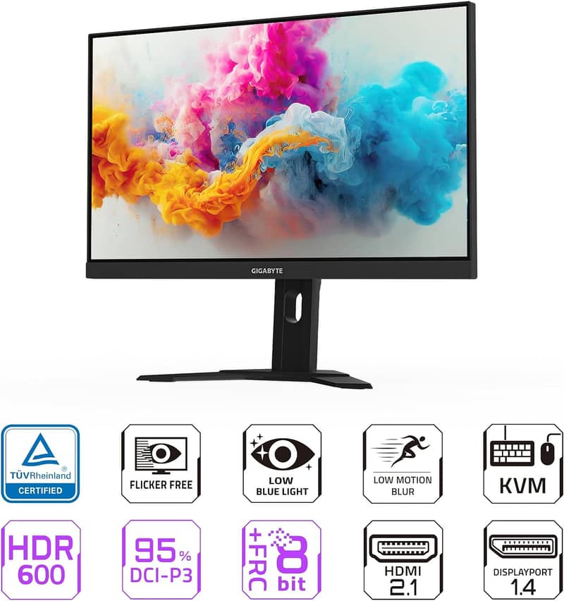 Gigabyte M27U 27" 1ms 160Hz 4K HDR Gaming Monitor 3840 x 2160 FreeSync 0