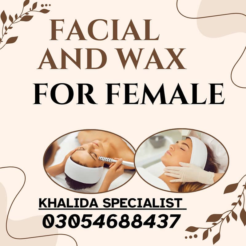 Facial Service Near Me| Drop Step Waxing For Female Service| Facial 0