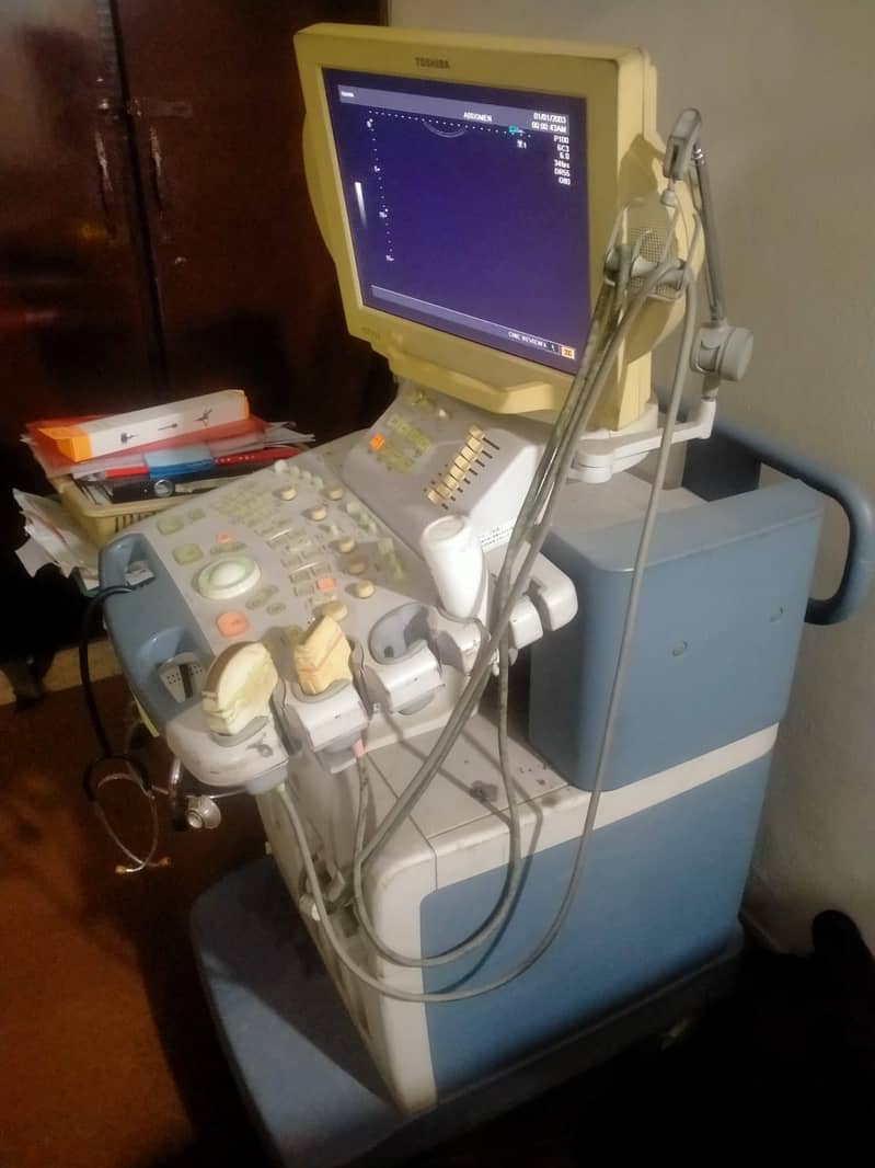 Ultrasound Machine For sale: Japanese Toshiba Nemio XG color Doppler u 1