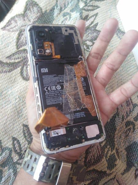 xiaomi 10t original parts for sale front glass damage ha 2