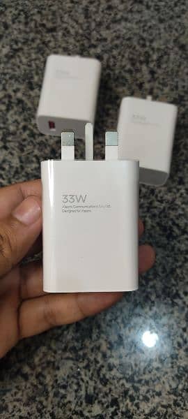 Xiaomi 33w 100% original uk port charger with type c cable 2