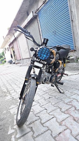 Honda CD70 Bike Modified Cafe Racer With Old Item Jenven URGENT SALE 6