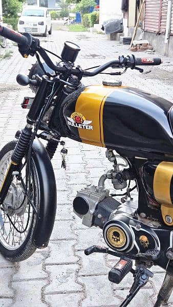 Honda CD70 Bike Modified Cafe Racer With Old Item Jenven URGENT SALE 8