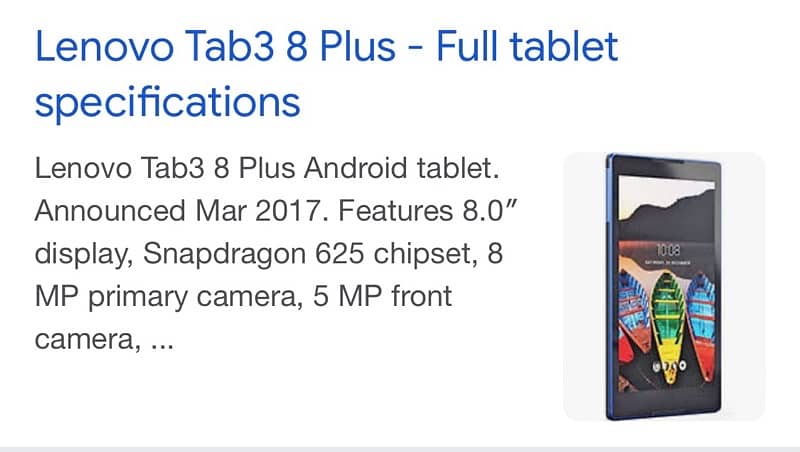 Lenovo Tab3 8 plus 3gb 16gb dual sim approved 6