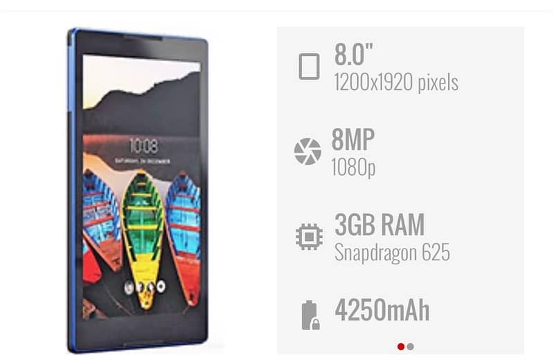 Lenovo Tab3 8 plus 3gb 16gb dual sim approved 7