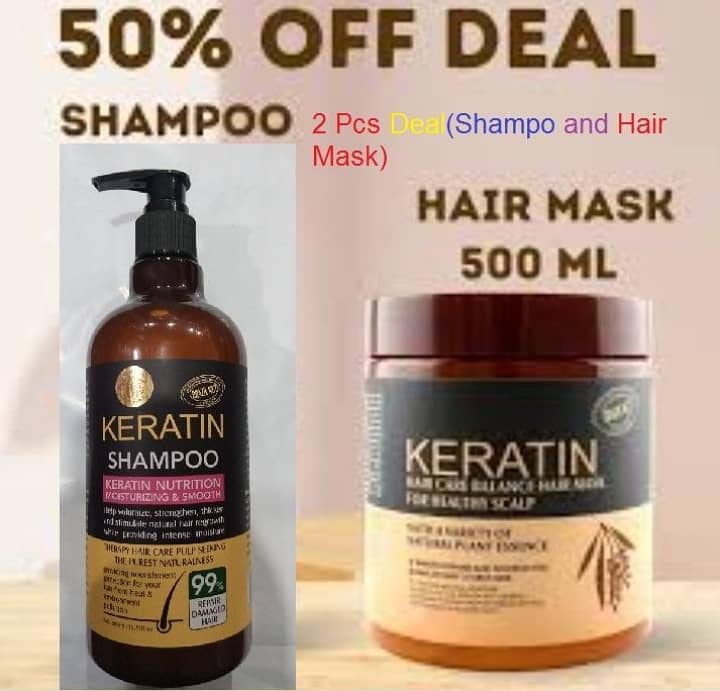 Kertain hair careem,  and shampoo 0