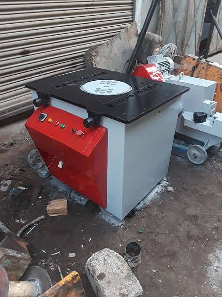 Steel bar cutter and bending machine. Pallet Trolley. Pallet Truck 1