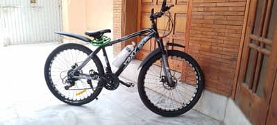 New bicycle with dual gears and single shock 0