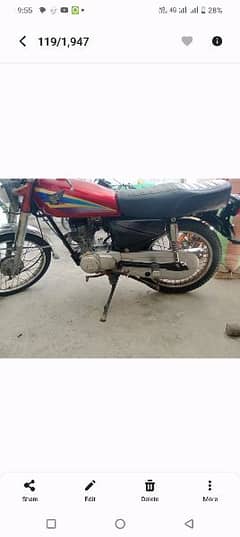 Honda 125 1986 model