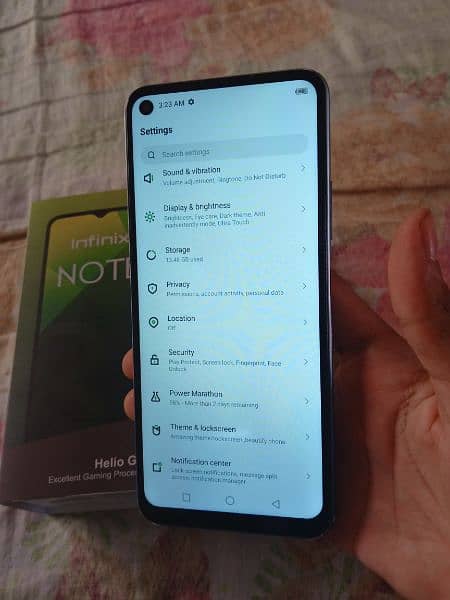 Infinix note 8 6gb128gb official pta approved 7