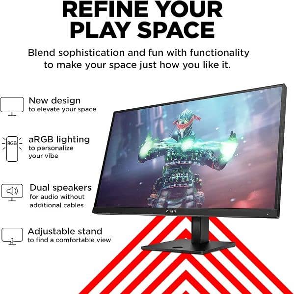 HP OMEN 27k UHD 144Hz Gaming Monitor, 4K UHD Display 6